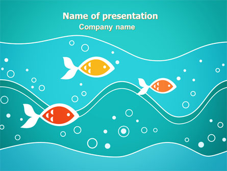 Fish Theme Presentation Template, Master Slide