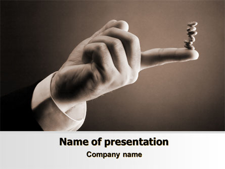 Holding Balance Presentation Template, Master Slide