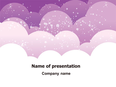 Lilac Clouds Presentation Template, Master Slide