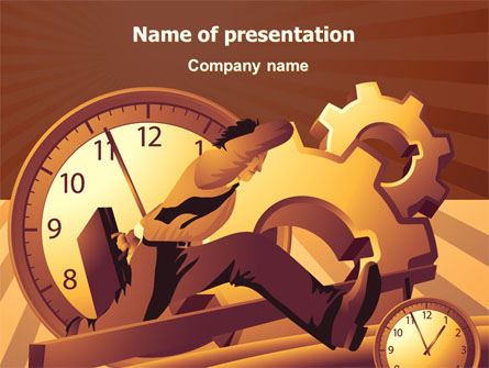 Business Rush Hour Presentation Template, Master Slide