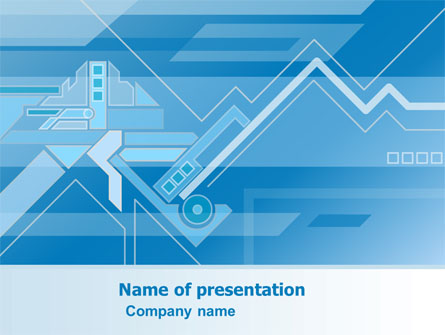 Abstract Technological Presentation Template, Master Slide