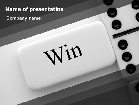 Win Domino Presentation Template, Master Slide