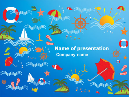 Vacation Time Presentation Template, Master Slide