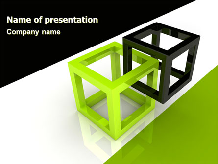 Integrated Cubes Presentation Template, Master Slide