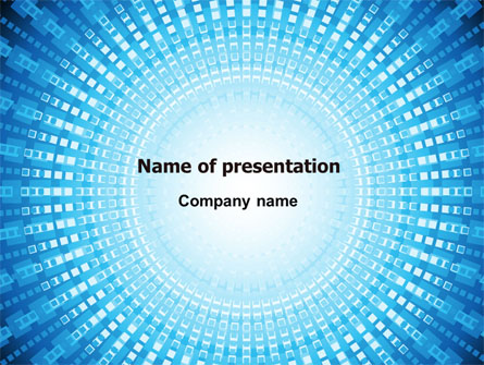 Ray-like Pattern Presentation Template, Master Slide