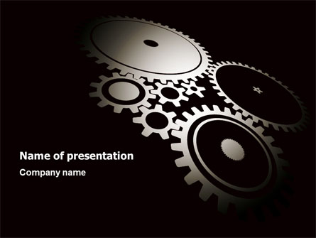 Dark Mechanism Presentation Template for PowerPoint and Keynote | PPT Star