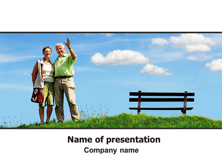 Old Couple Presentation Template, Master Slide