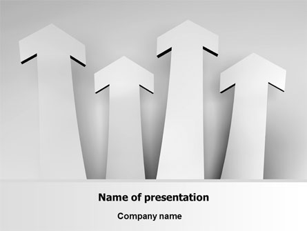 Arrows Up Presentation Template, Master Slide