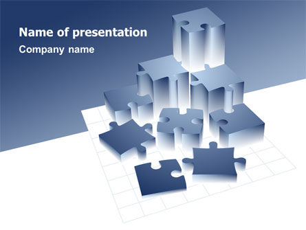 Puzzle Building Presentation Template, Master Slide