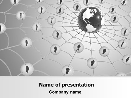 Wide World Web Presentation Template, Master Slide