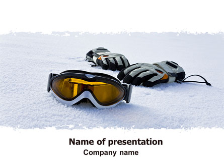 Sport Goggles Presentation Template, Master Slide