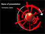 Red Sphere On A Black Background slide 1