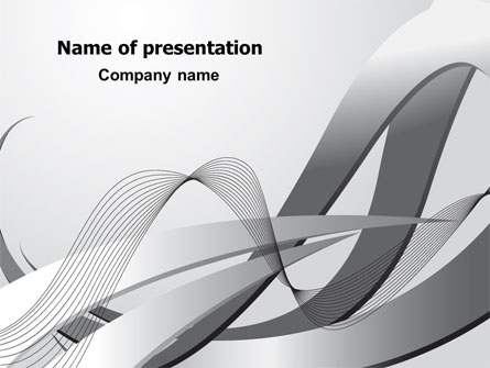 Gray Stripes Presentation Template, Master Slide