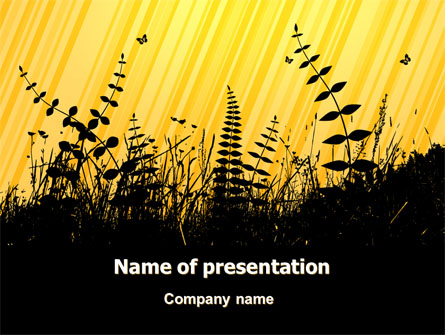 Grass Free Presentation Template, Master Slide
