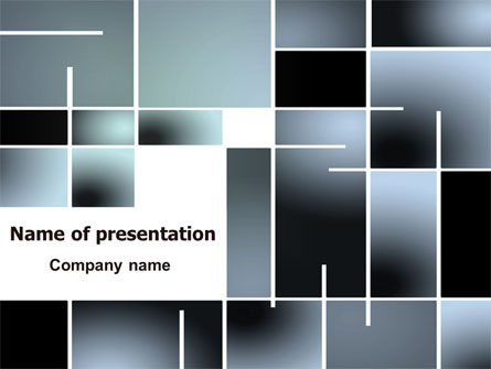 Square Design Presentation Template, Master Slide