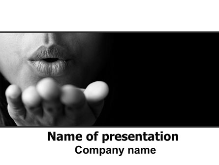 Blow A Kiss Presentation Template, Master Slide