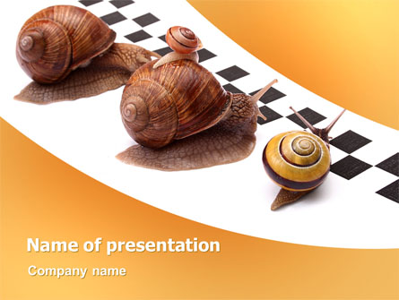 Races Presentation Template, Master Slide