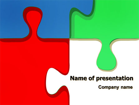 Color Puzzle Presentation Template, Master Slide