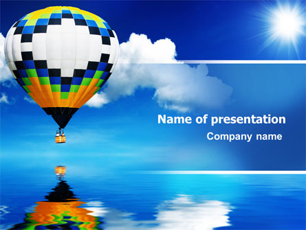 Air Balloon Presentation Template, Master Slide