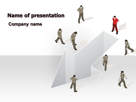 Direction Choice Presentation Template, Master Slide