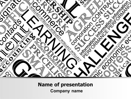 Business Terms Presentation Template, Master Slide