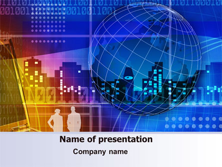 Big City Lights Presentation Template, Master Slide