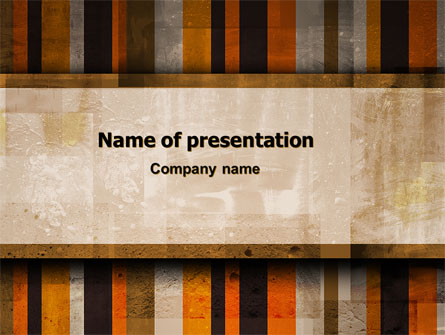 Abstract Bars Presentation Template, Master Slide