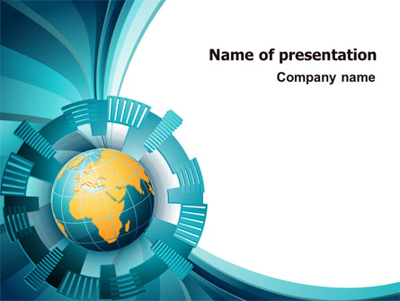 Abstract Globe Presentation Template, Master Slide