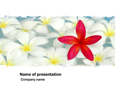 Spring Flowers Presentation Template, Master Slide