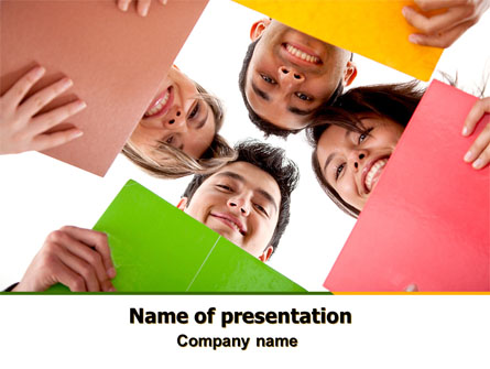 Students Team Presentation Template, Master Slide
