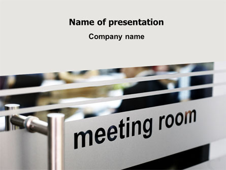 Meeting Room Presentation Template, Master Slide