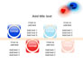 3D Pie Red Blue Colored Diagram slide 18