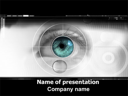 Selection of Contact Lenses Presentation Template, Master Slide