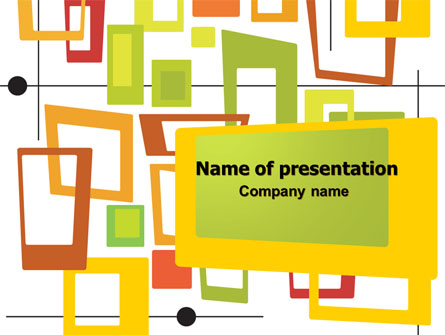 Orange Frames Presentation Template, Master Slide