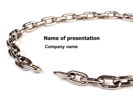 Torn Chain Presentation Template, Master Slide