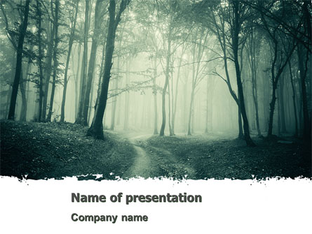 Misty Forest Presentation Template, Master Slide