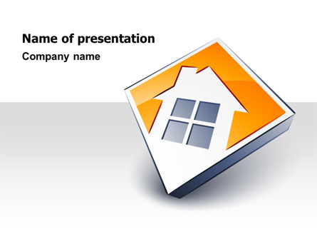 Cottage Icon Presentation Template, Master Slide