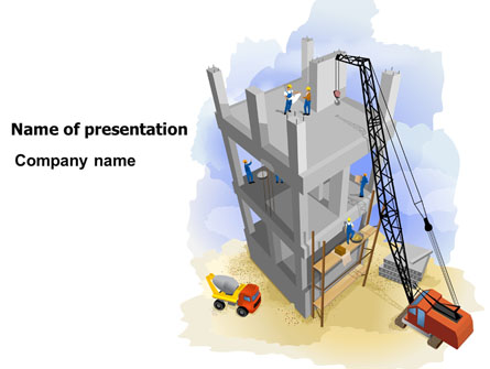 Building Site Presentation Template, Master Slide