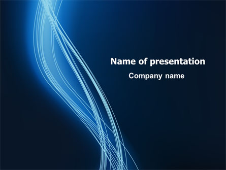 Glowing Threads Presentation Template for PowerPoint and Keynote | PPT Star