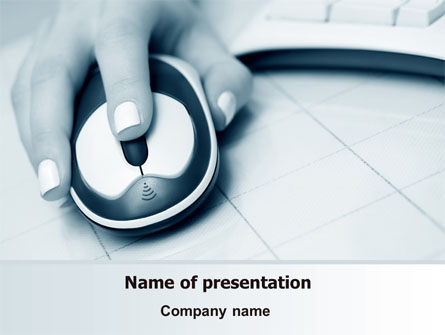 Online Search Presentation Template, Master Slide
