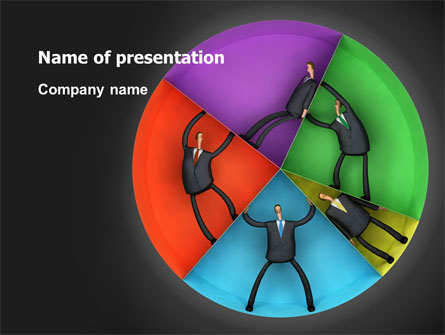 Concept Pie Chart Presentation Template, Master Slide