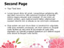 Pink Floral Theme slide 2