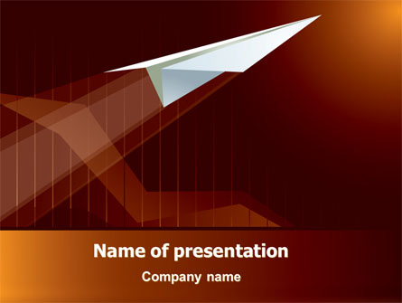 Flying Up Presentation Template, Master Slide
