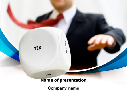 Yes Choice Presentation Template, Master Slide