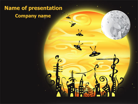 Alien Theme Presentation Template, Master Slide