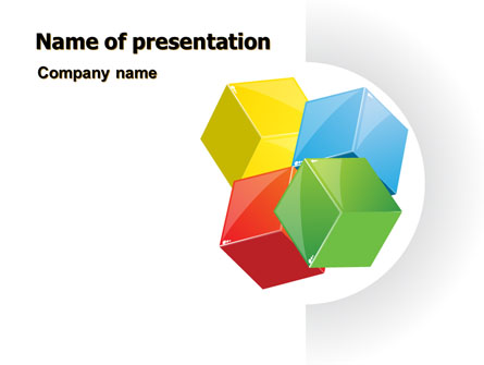 Color Blocks Presentation Template, Master Slide