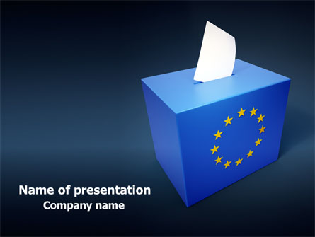 European Union Elections Free Presentation Template, Master Slide