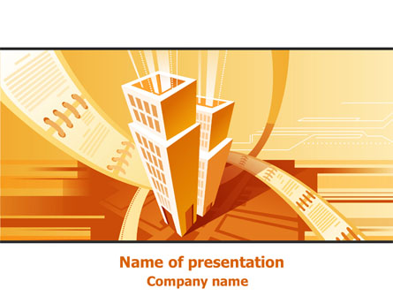 City Block Planning Presentation Template, Master Slide