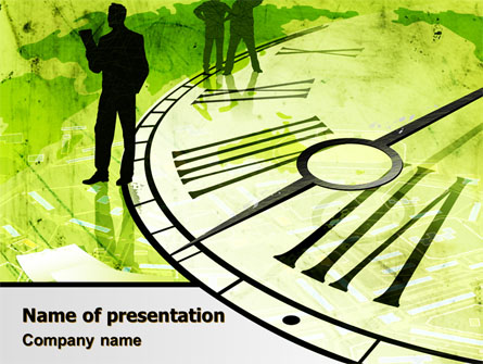 Timeline Global Free Presentation Template, Master Slide