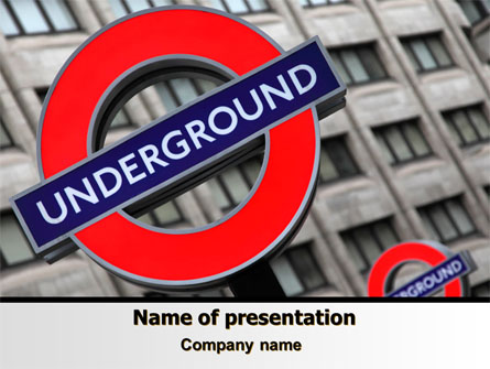 London Subway Free Presentation Template, Master Slide